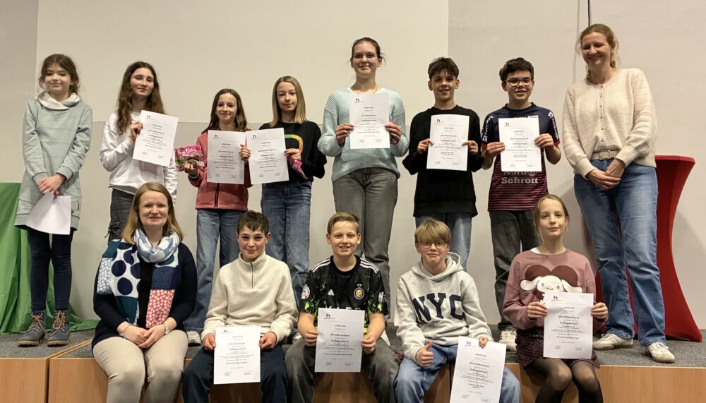 Kinder, die am Drehtürmodell "Forder-Förder-Projekt" teilgenommen haben