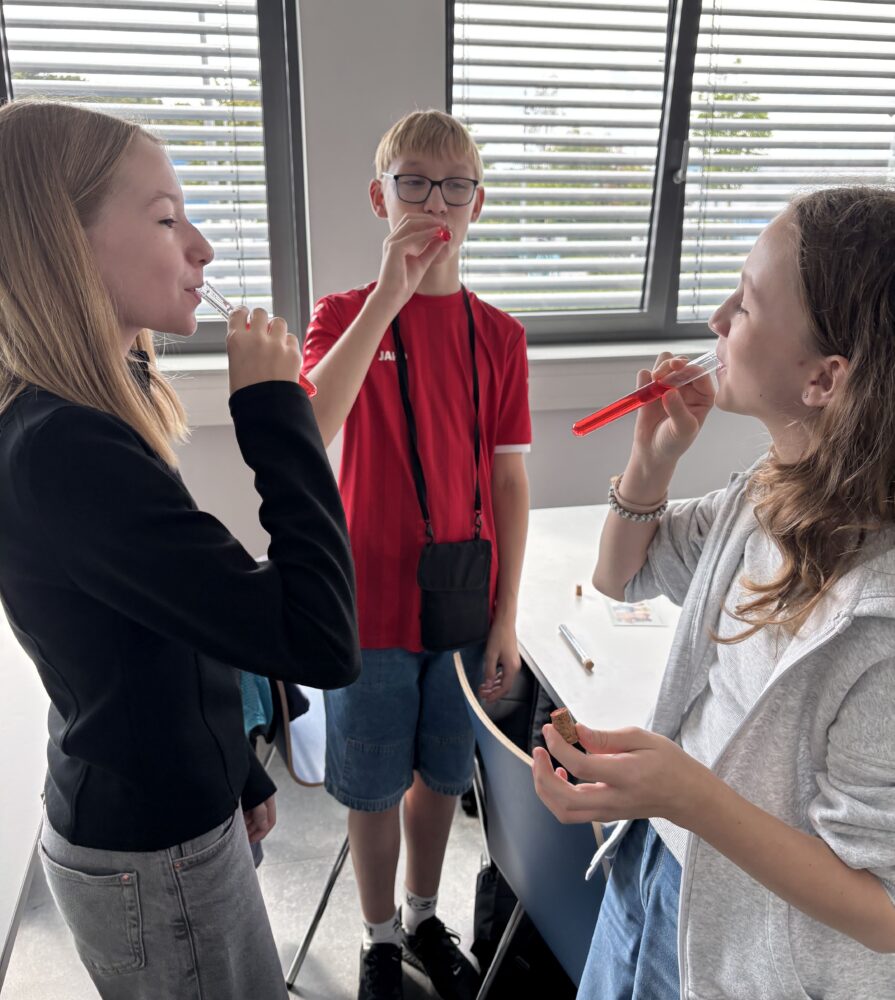 Riechen, mischen, probieren