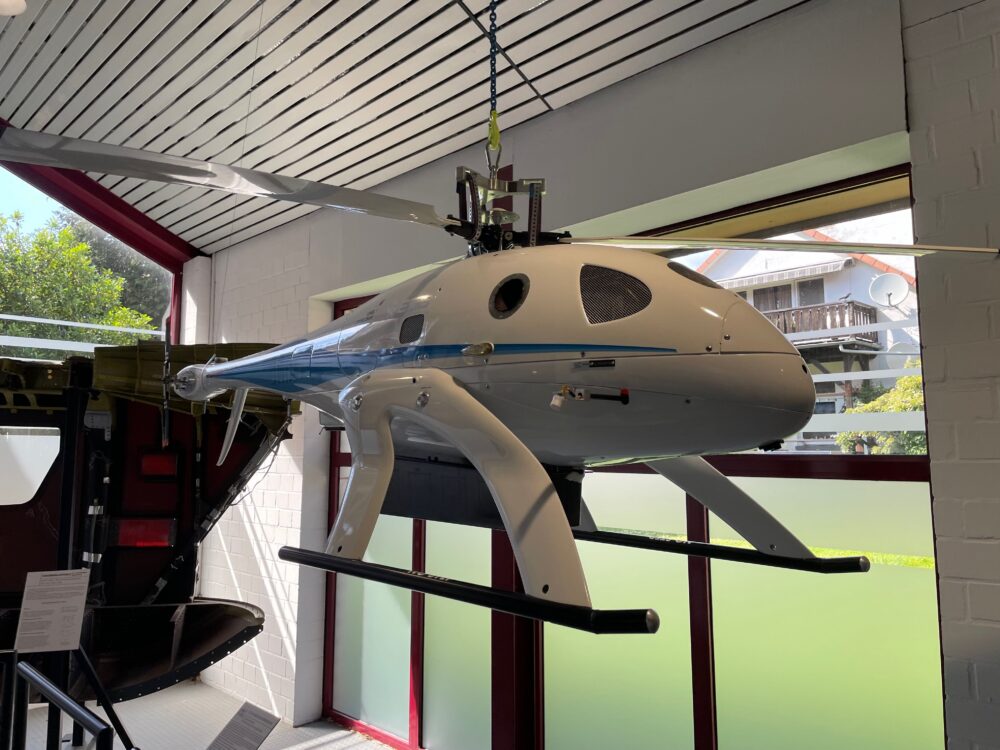 Modell im Hubschrauber Museum Bückeburg