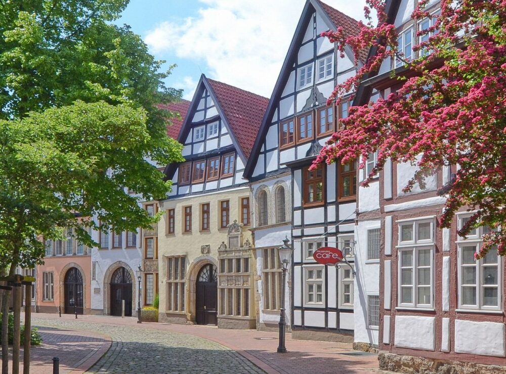 Straße vor dem Mindener Museum
