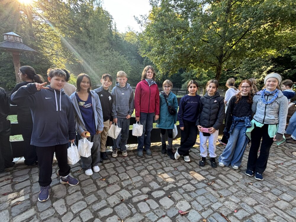Schüler*innen, die am UNESCO-Camp teilnehmen