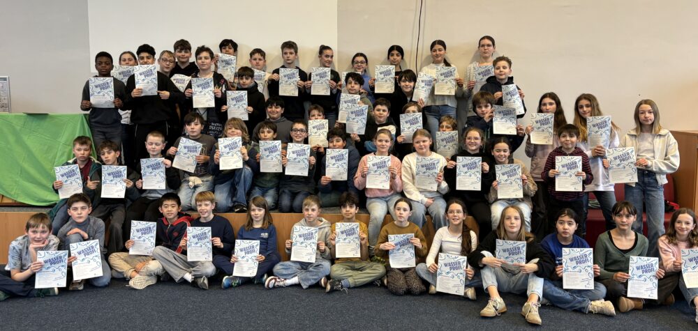 Gruppenfoto der Teilnehmden an der Wasser-Exkursion